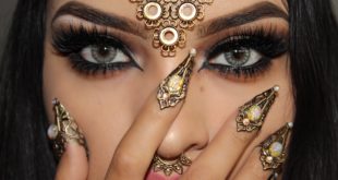 ماكياج العين لإمرأة عربية